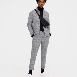 Checked Tailored Trousers